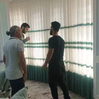 نصب پرده با لوازم|خدمات پیشه و مهارت|بهبهان, |دیوار