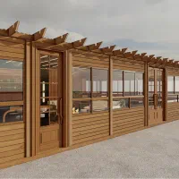 اجرای تخصصی روف گاردن سونا خشک و سایه بان|خدمات پیشه و مهارت|مشهد, الهیه|دیوار