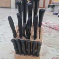 ست ۱۵ عددی چاقوی آشپزخانه کاملا نو|ظروف پختوپز|مهاباد (آذربایجان غربی), |دیوار