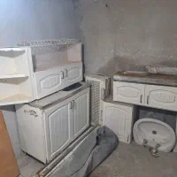 کابینت فلزی و هود و سینک