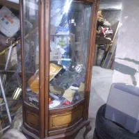 بوفه چوب روسی و کاناپه تکنفره