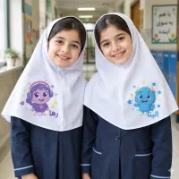 اسمشو بزن رو مقنعه‌ش