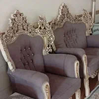 مبل سلطنتی ۷نفره|مبلمان خانگی و میز عسلی|قروه, |دیوار