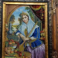 تابلو فرش دستباف فخرالزمان