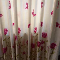 پرده ساتن، ۲عدد|پرده، رانر، رومیزی|آبدانان, |دیوار