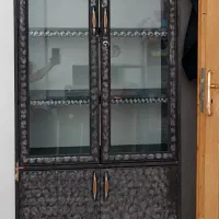 کمد کتابخانه چوبی