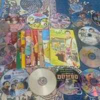 تعداد زیادی cd فیلم