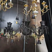 لوستر ۳شاخه باکارات|لوستر و چراغ آویز|اصفهان, بیدآباد|دیوار