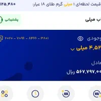 میلی جایزه طلا پول