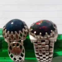 انگشتر قدیمی سنگ اوپال ،سنگ مخصوص مهرماهی ها|کلکسیون اشیاء عتیقه|اسدآباد, |دیوار