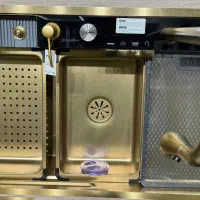 سینک ظرفشویی وارداتی کلید پیانویی رنگ طلایی دیکالا|مصالح و تجهیزات ساختمان|تبریز, |دیوار