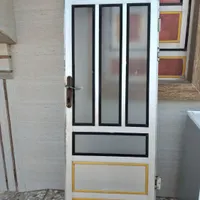 درب آلومینیوم قدیمی بدون چارچوب|مصالح و تجهیزات ساختمان|خورموج, |دیوار