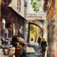 نقاشی آبرنگ