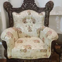 مبل سلطنتی ۹ نفره|مبلمان خانگی و میز عسلی|آبیک, |دیوار