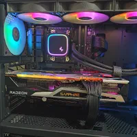 کیس گیمینگ قدرتمند amd gpu6900xt cpu7700x 4k
