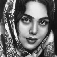 هدیه سفارش سیاه قلم چهره