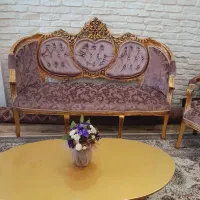 مبلمان استیل نه نفره|مبلمان خانگی و میز عسلی|کرج, شهرک آسمان|دیوار
