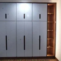 طراحی واجراونصب کابینت کمد دیواری تی وی وال وقرنیز|جاکفشی، کمد، دراور|جم, |دیوار
