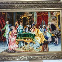 تابلوفرش دستبافت پاسورباز/فروشگاه ماندگار نقداقساط|تابلو فرش|تهران, بوستان جنگلی لویزان|دیوار