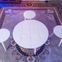 مبل نیم ست 4 نفره طرح چستر در حد نو|مبلمان خانگی و میز عسلی|تهران, زرکش|دیوار