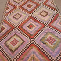 گلیم فرش|گلیم، جاجیم، گبه|کرمان, |دیوار