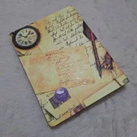 کلاسور ۲۶ حلقه پلاستیکی با جلد سخت+۱۰۰ برگه
