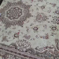 ۳عددفرش کرم گل برجسته