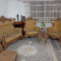 یک دست مبل سلطنتی ۹نفره با سه عدد میز عسلی|مبلمان خانگی و میز عسلی|محمودآباد, |دیوار