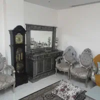 مبل استیل  ۷ گل فرهی  با چوب راش