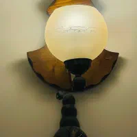 دو عدد لوستر چوبی فلزی روستیک ۸ شعله|لوستر و چراغ آویز|تهران, شهران شمالی|دیوار