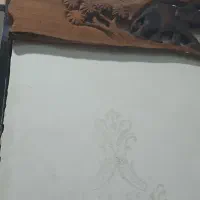 دو عدد دکوری چوبی قدیمی