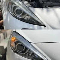 شفاف‌سازی چراغ تعویض طلق واکس پولیش بدنه و شیشه