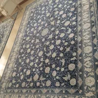 فرش نخ پنبه ابریشم ۹ متری دو عدد|فرش|وحیدیه, |دیوار