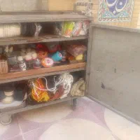 قفسه فلزی درب دار|کتابخانه، شلف، قفسههای دیواری|شیراز, سیاه سنگ|دیوار