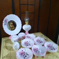 هفتسین سفید صورتی 11تیکه نستعلیق