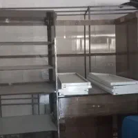 فروش انواع قفسه آهنی ، بوفه ام دی اف و ویترین