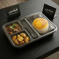 فروش عمده ظروف یکبار مصرف مشکی رستورانی ظرفدون|ظروف نگهدارنده، پلاستیکی، یکبارمصرف|تهران, بوستان چیتگر|دیوار