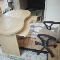 میز کامپیوتر مدل لوبیایی