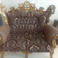 دو دست مبل ۷ نفره سلطنتی ۴ میلیون و راحتی ۶ تومن|مبلمان خانگی و میز عسلی|مبارکه, |دیوار