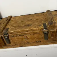 جعبه مهمات قدمت ۱۰۰ ساله