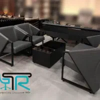 مبلمان شرکتی مدرن/مینیمال راحت میز کارمندی صندلی