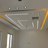 طراحی و اجرای کناف لاینر و لاین نوری|خدمات پیشه و مهارت|اراک, |دیوار