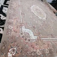 جفت فرش 12 مترگل برجسته زمینه نسکافه ای پاتریس|فرش|مشهد, نوید|دیوار