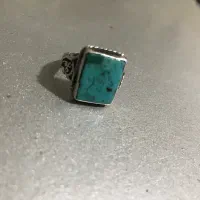 انگشتر فیروزه رکاب نقره