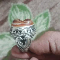 فروش انگشتر عقیق دوکوهان افغان دستساز قدیمی