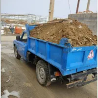 حمل نخاله ومصالح ساختمانی با لودر