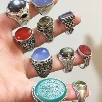 انگشترهای باباقوری و عقیق سوسنی