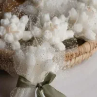 شمع دستساز گل مارگاریت بابونه گیفت عروس|صنایع دستی و سایر لوازم تزئینی|شیراز, قدوسی شرقی|دیوار