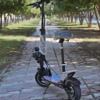 اسکوتر برقی ۳۰۰۰ وات مانیتور بزرگ ریموت دار|دوچرخه، اسکیت، اسکوتر|شیراز, درکی|دیوار