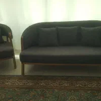 ست مبل هشت نفره همراه با نهار خوری چهار نفره